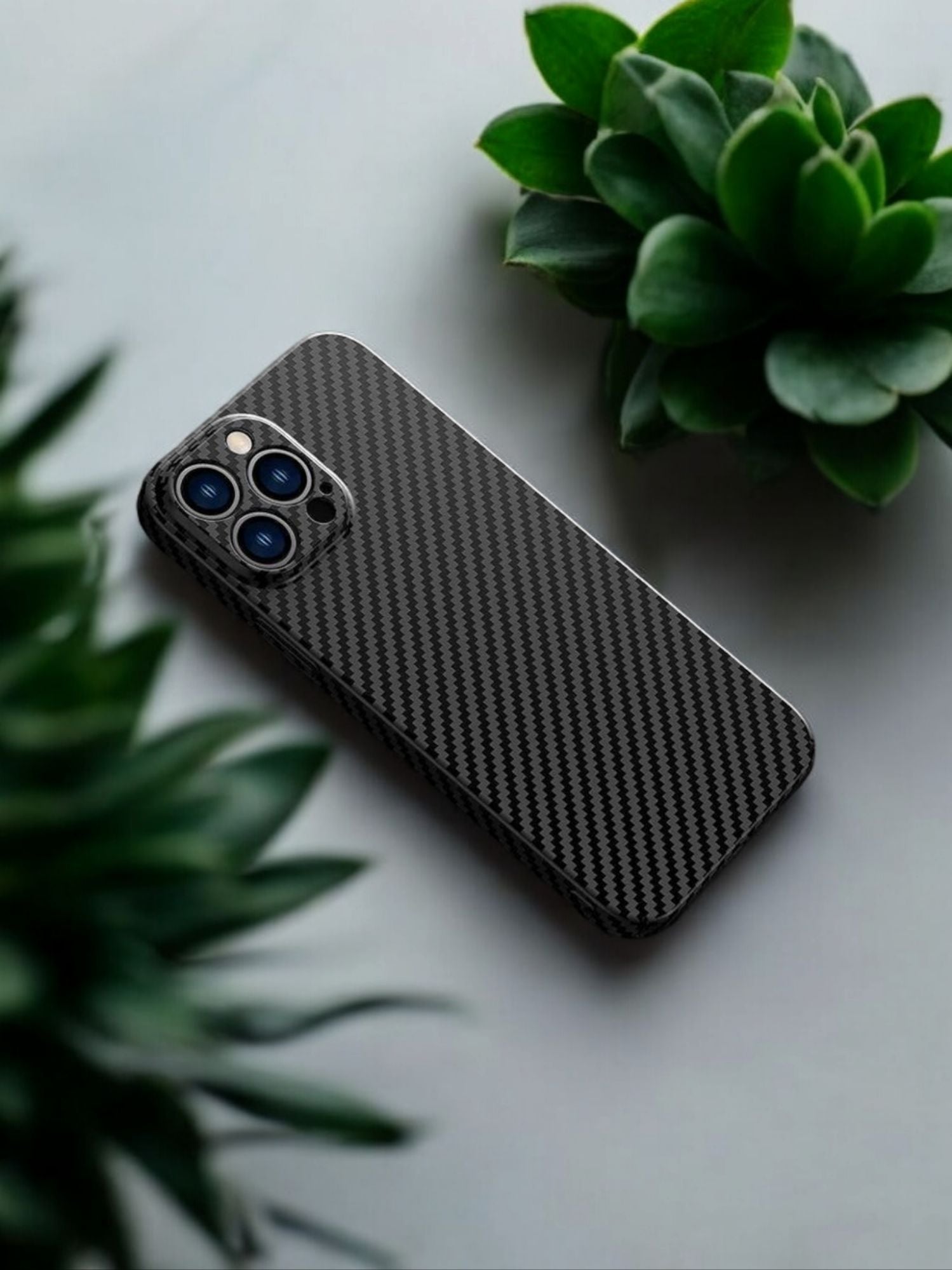 iPhone 14 Pro Max Carbon Fibre Texture Full Body Skin Wrap