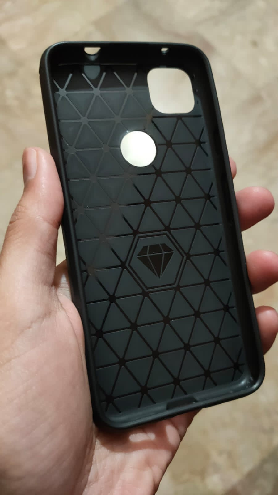 Google Pixel 4A Carbon Fiber Soft Rubber Back Cover