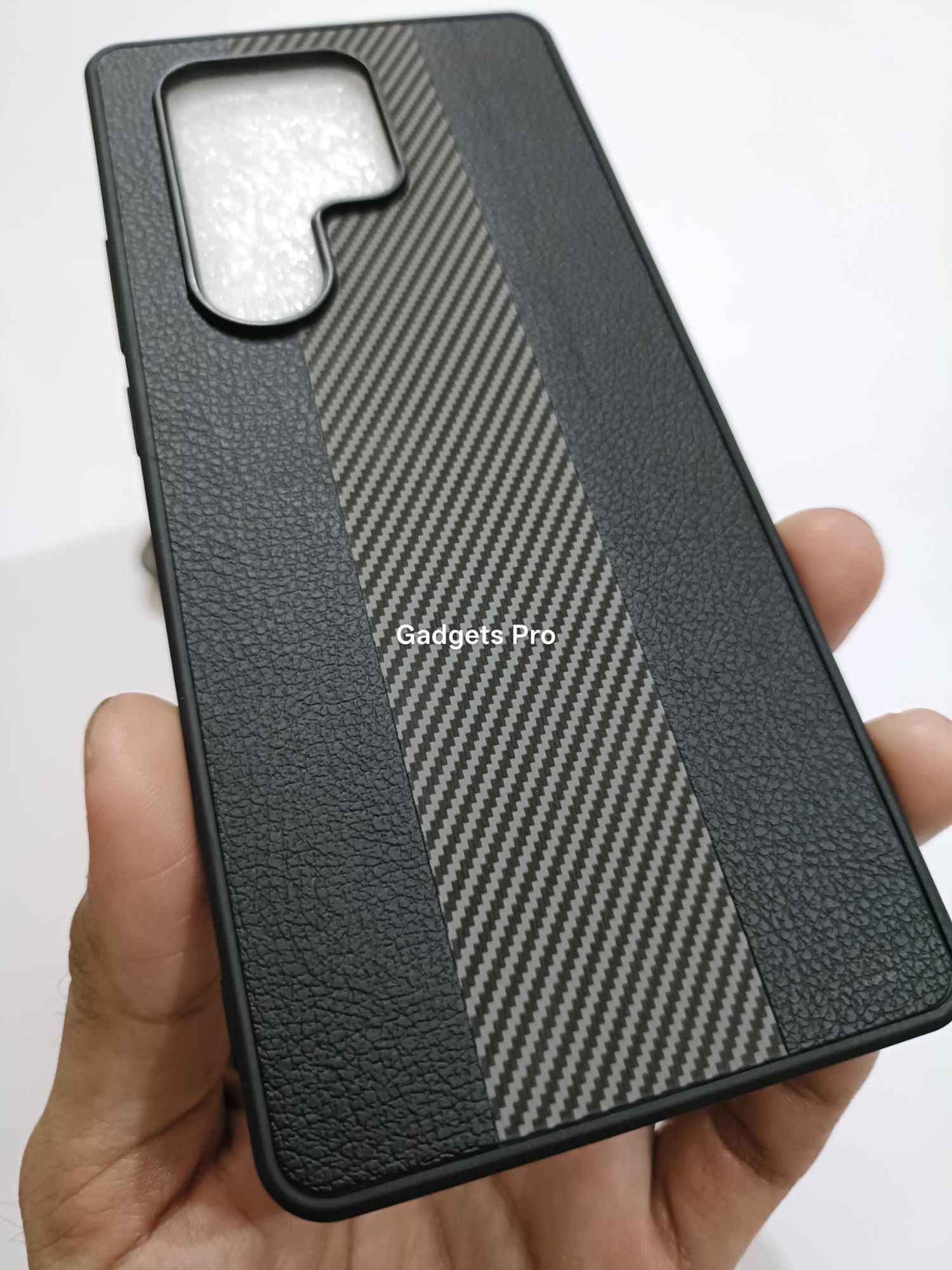 Itel S25 Ultra PU Carbon Fiber Design Back Cover