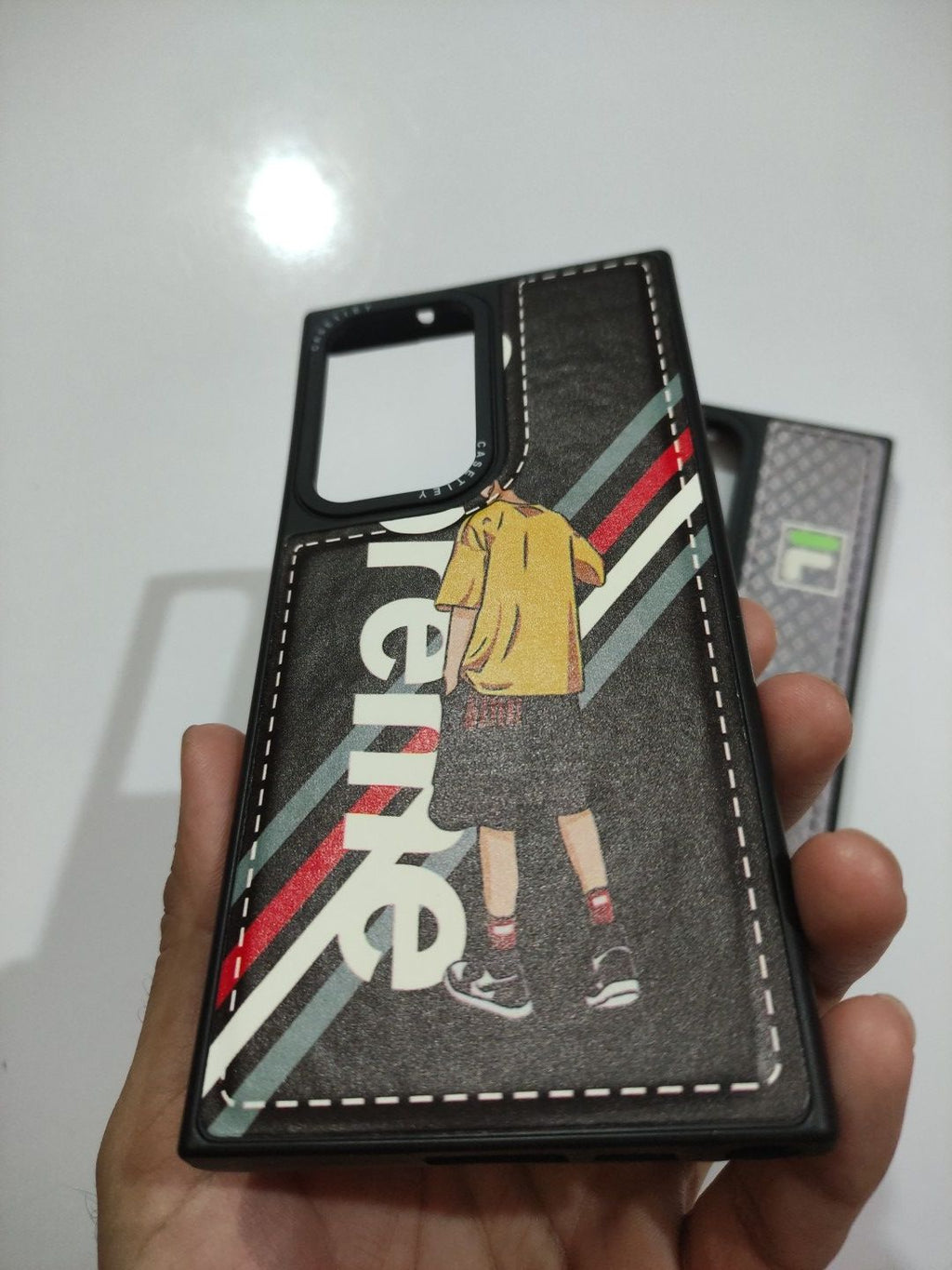 Samsung Galaxy S23 Ultra Soft Silicone CASETIFY Printed Back Cover