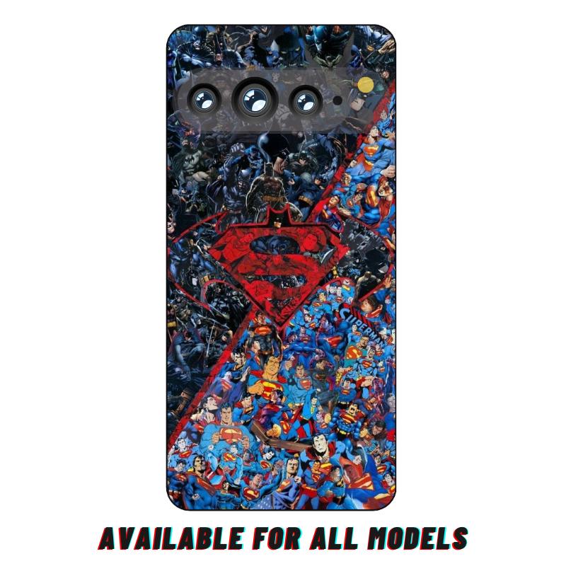 Google Pixel 9 Pro 3D Emboss Super Heroes Back Skin Wrap