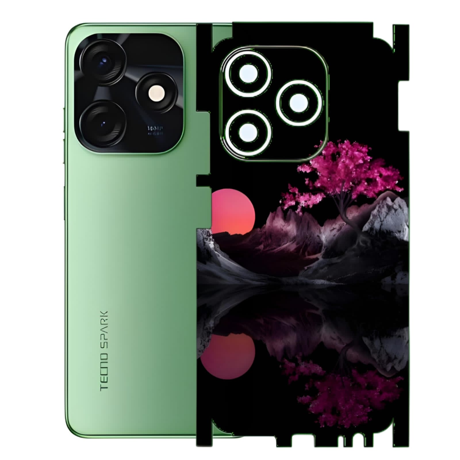 Tecno Spark 10C Print Back Full Body Skin Wrap