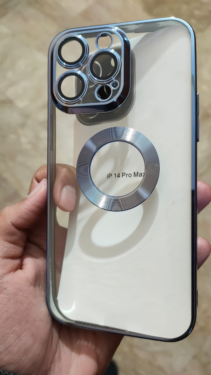 iPhone_14 Pro Max Camera Lens Protection Chrome Transaction Back Cover