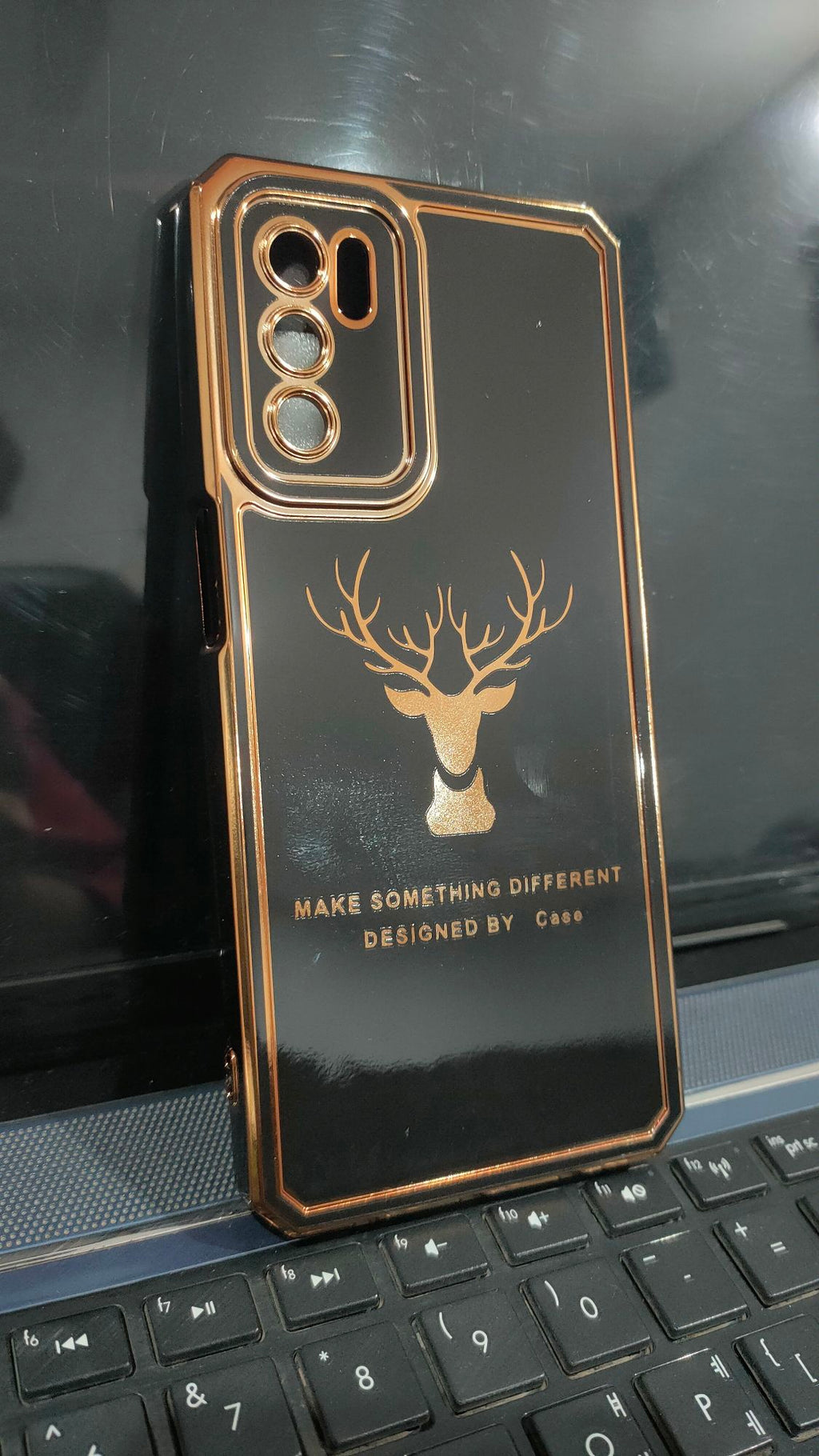 Oppo A16 Premium Quality Camera Protection Chrome Back Case Cover