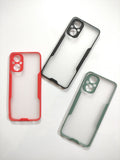 Oppo F21 Pro 5G Matt Transparent Colour Border Back Cover
