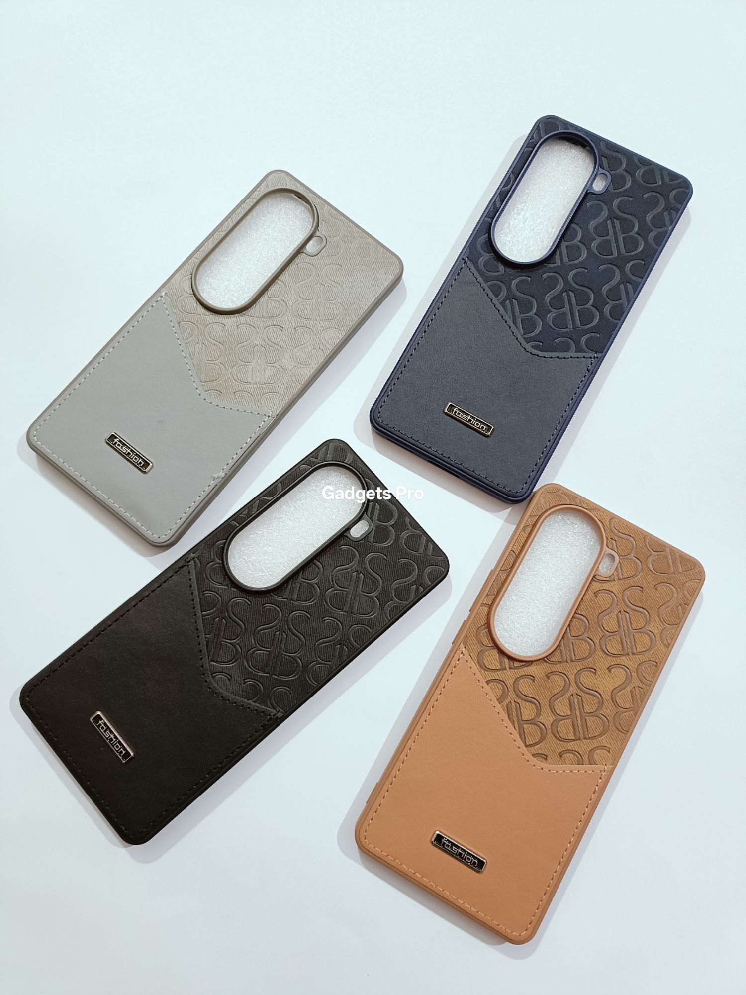 Vivo V40E Soft Silicone Premium Quality PU Cover with Back Pocket