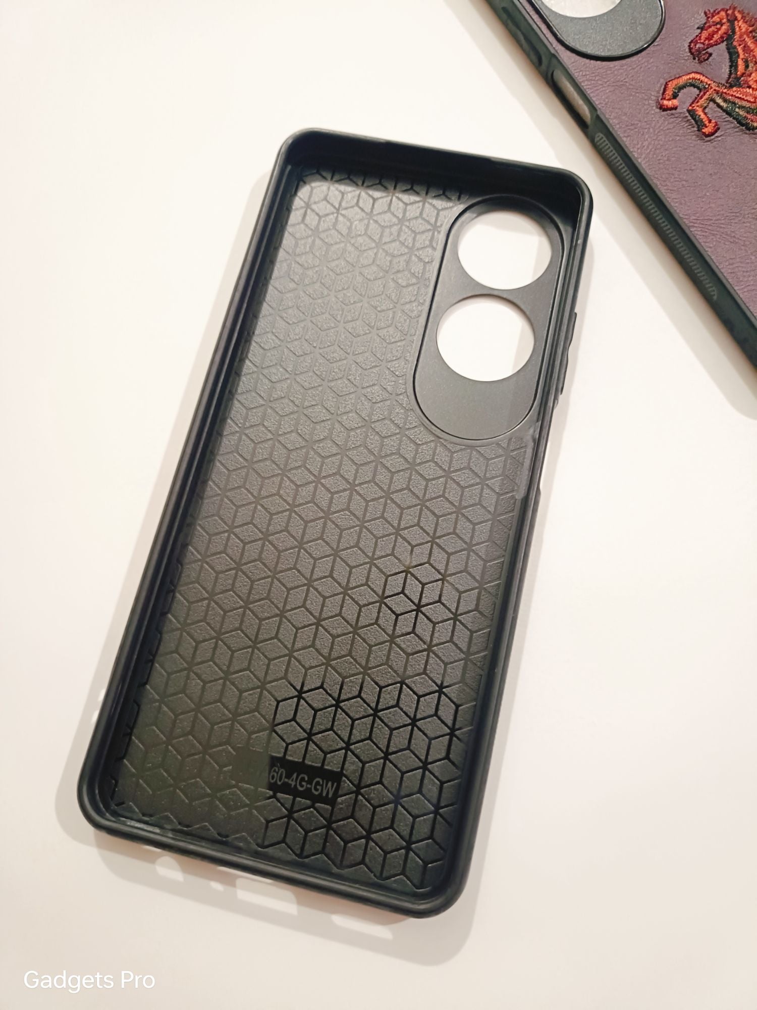 Oppo A60 4G Soft Silicone Embroidery Polo Back Cover