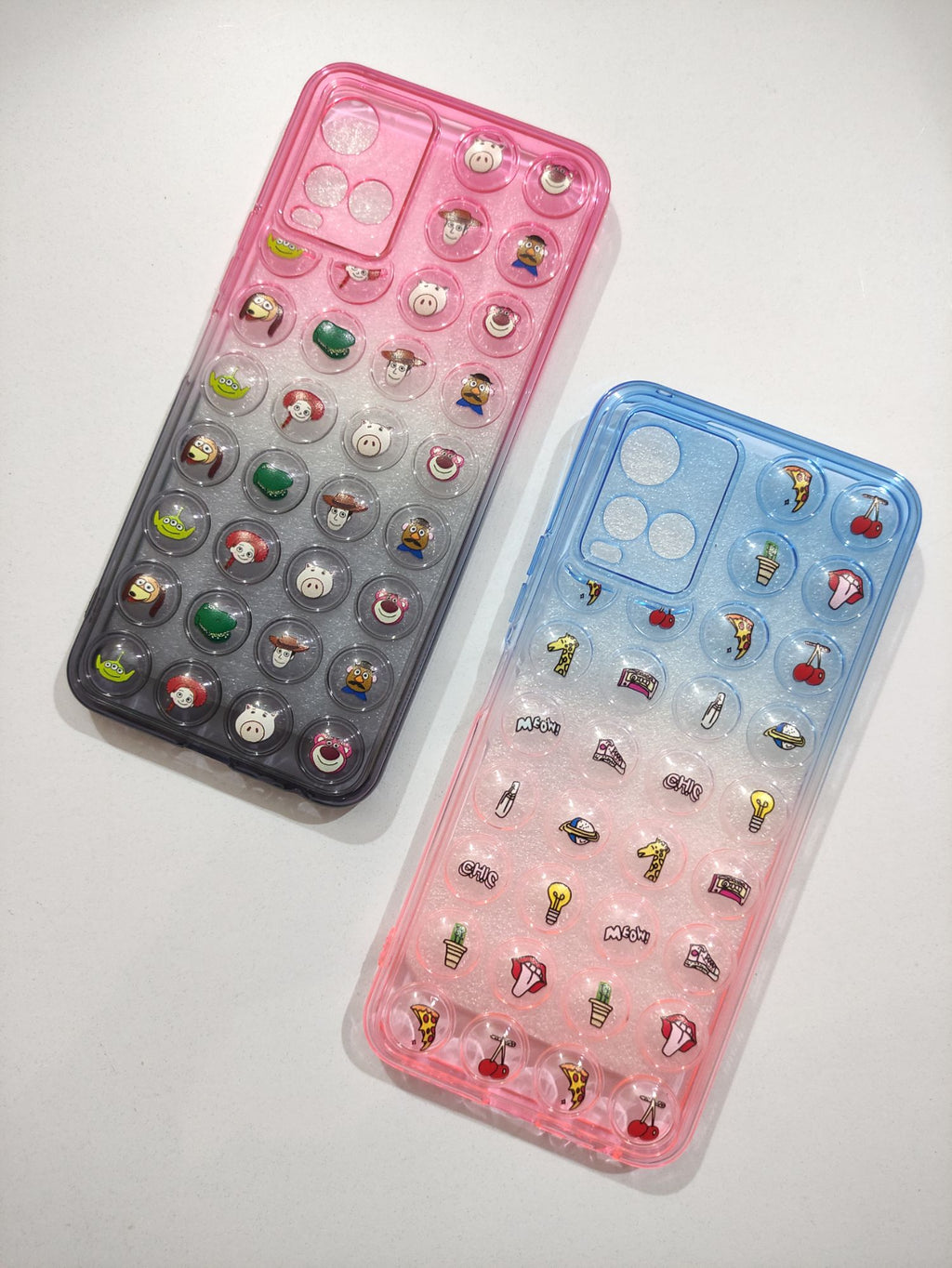 Vivo Y33S/Y21 Fancy Soft TPU Clear Air Bubble Back Cover