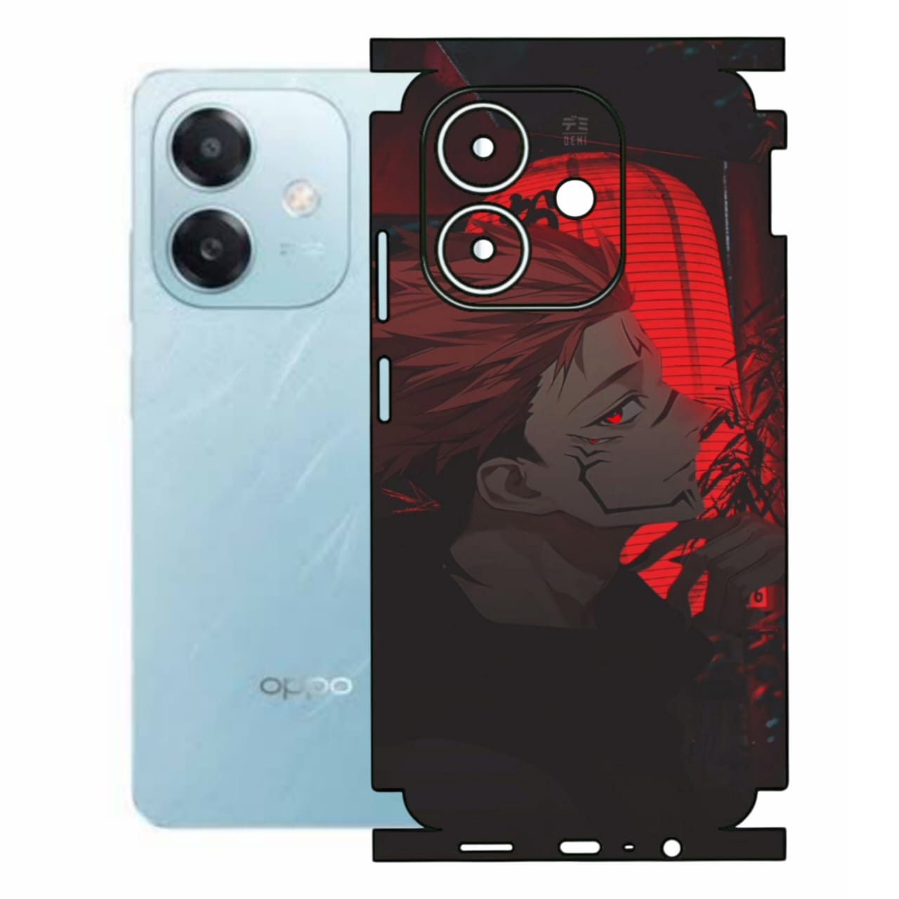 Oppo A3X Print Back Full Body Skin Wrap