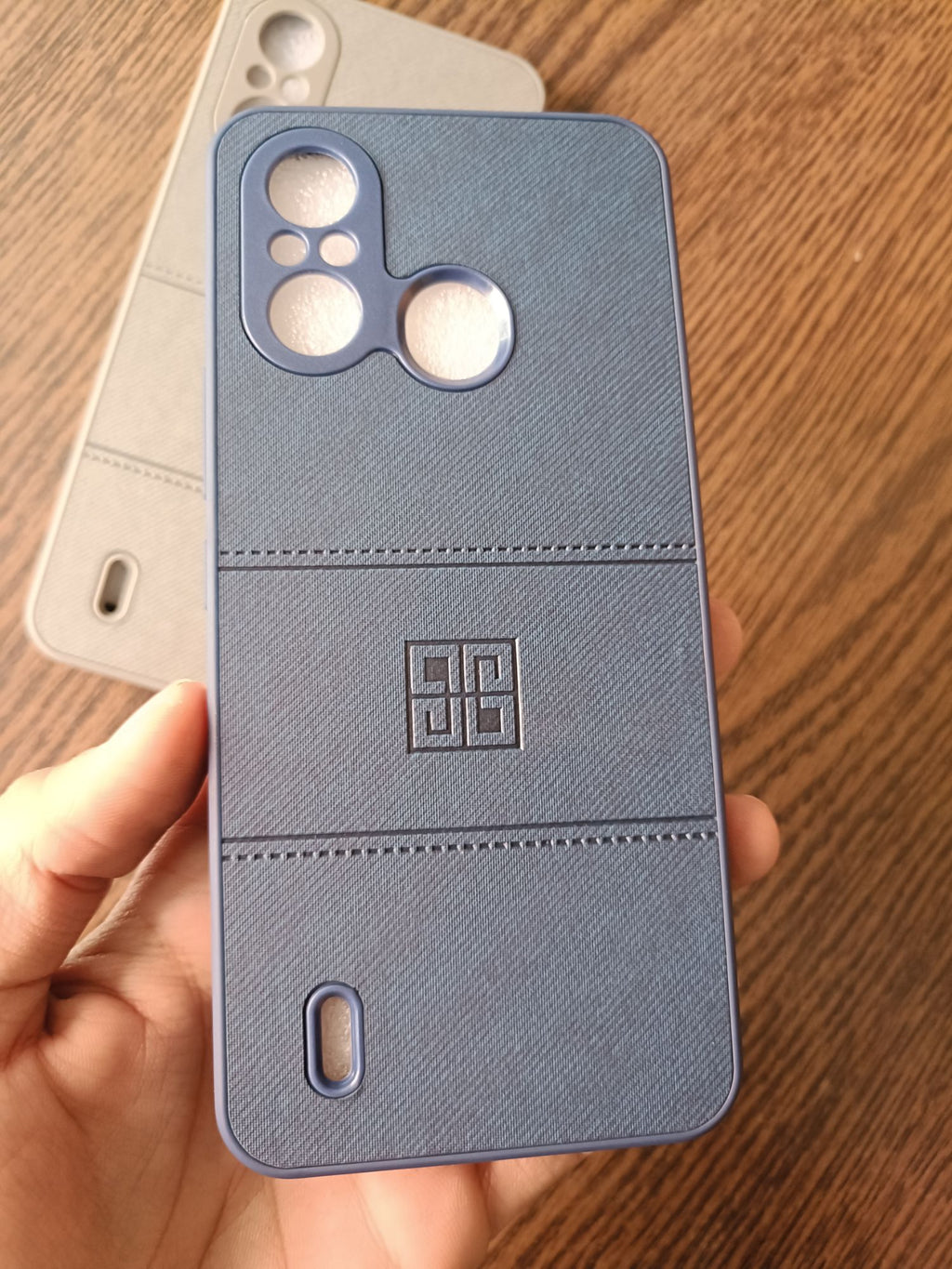 Itel A49 PU Leather Design Camera Protection Back Cover