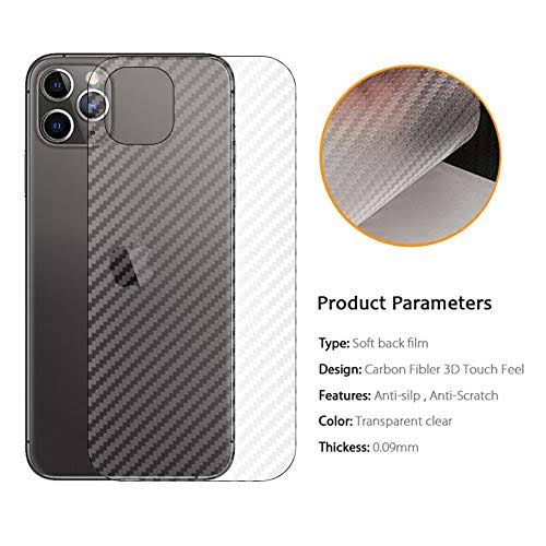 iPhone 12/12Pro/12 Pro Max Premium Quality Clear Carbon Fiber Back Sheet