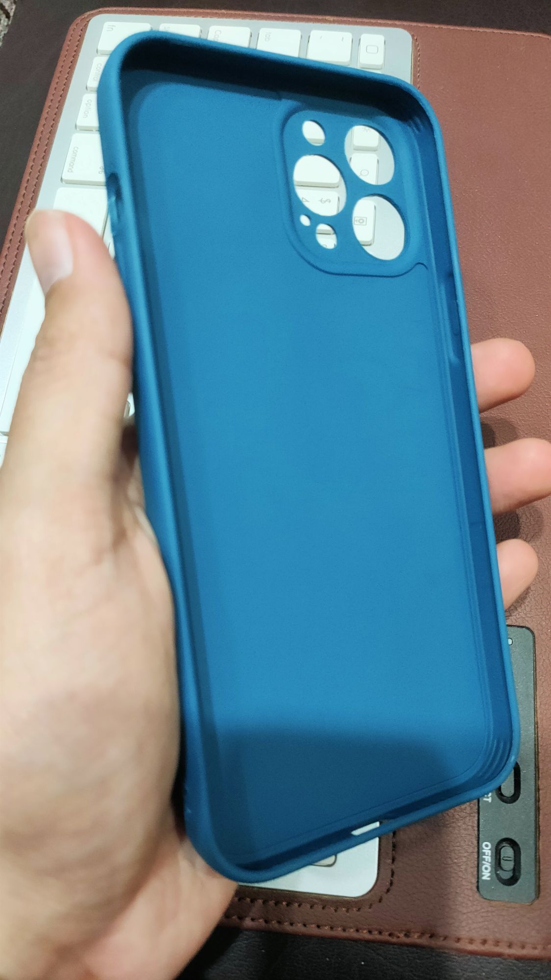 iPhone 12 Pro Max 6.7 Liquid Silicone Soft 3D Fancy Back Cover