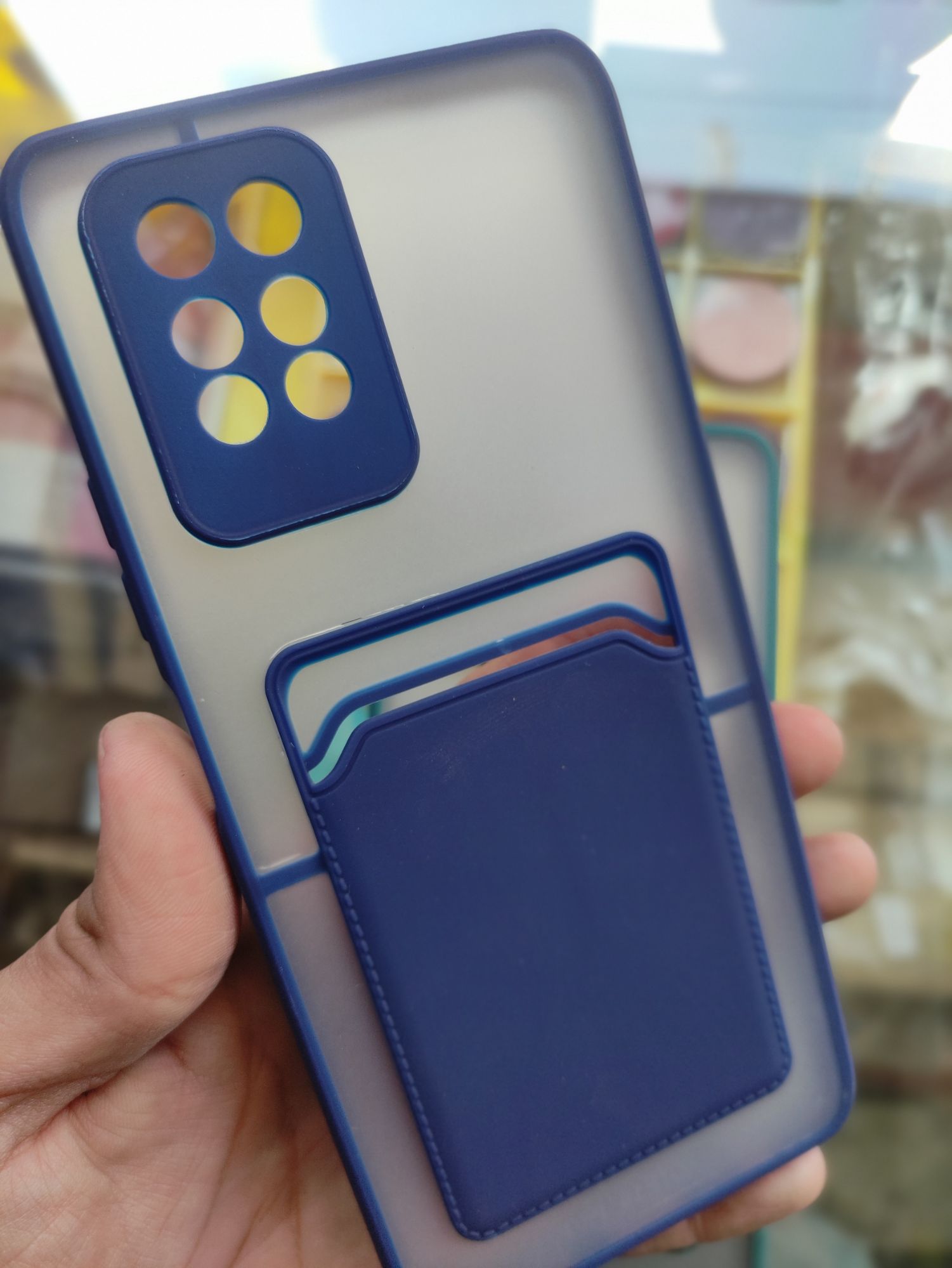 Infinix Note10 Pro Matt Camera Protection Card Holder back cover