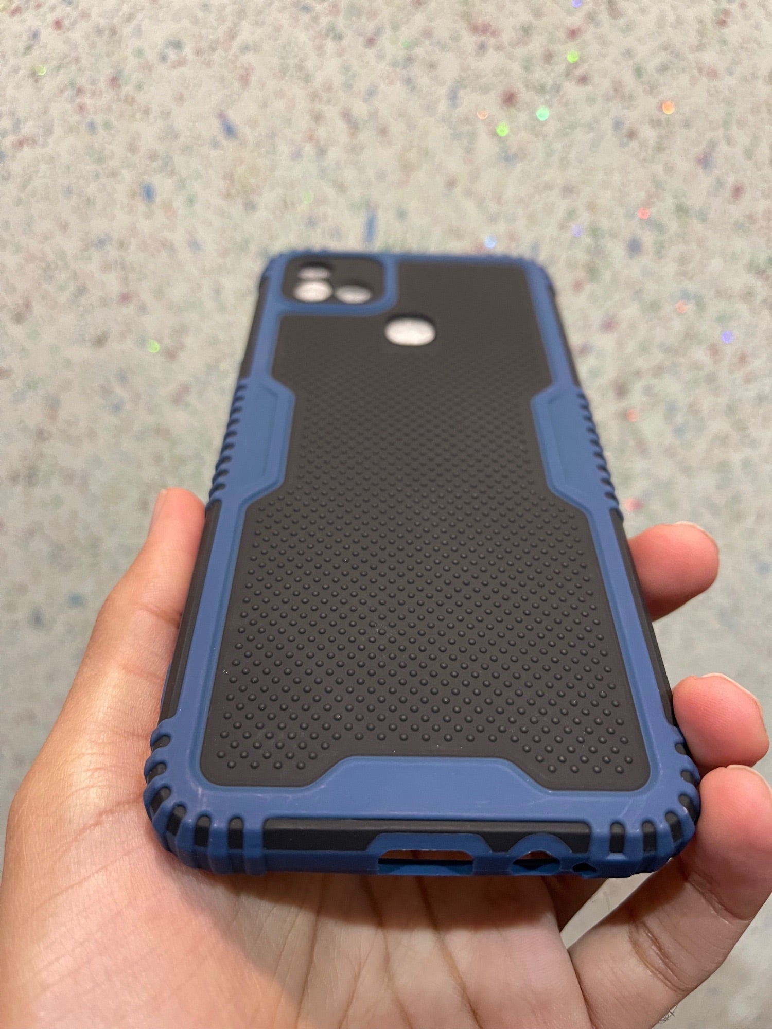 Infinix Hot 10i Shockproof Camera Protection Anti Slip Back Cover