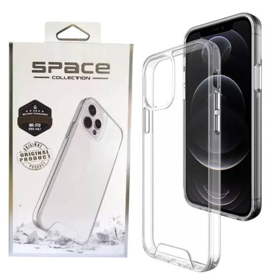 iPhone 12 Pro 6.1" Soft Clear TPU Dual layered Space Collection Back Cover