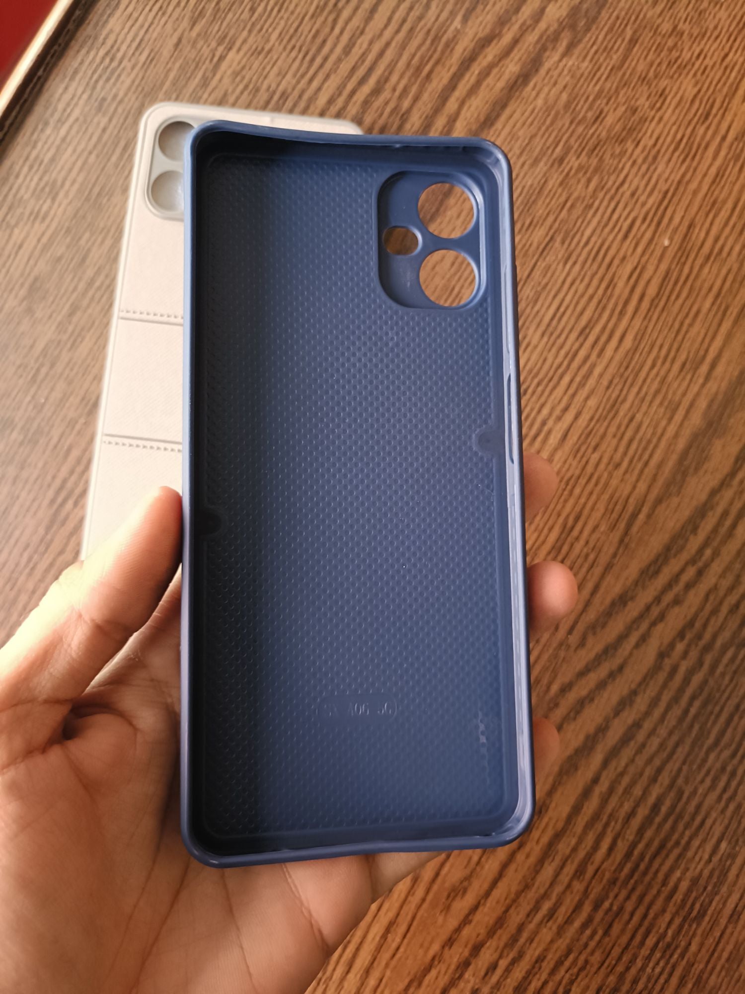 Samsung Galaxy A06 PU Leather Design Camera Protection Back Cover