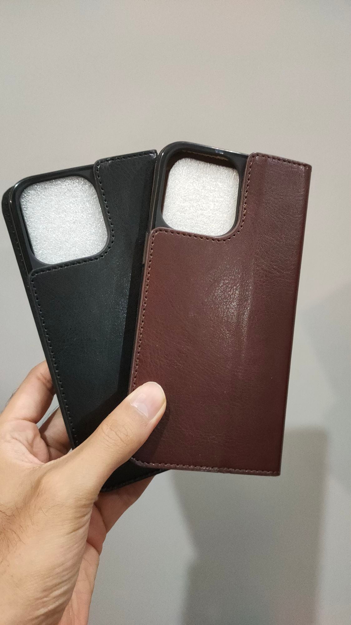 Rich Boss iPhone 14 Pro Max Leather Flip Book Case Cover