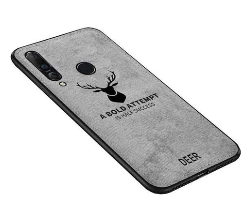 Huawei Y9s Soft Silicone Deer Fabrics Cloth Back Cover