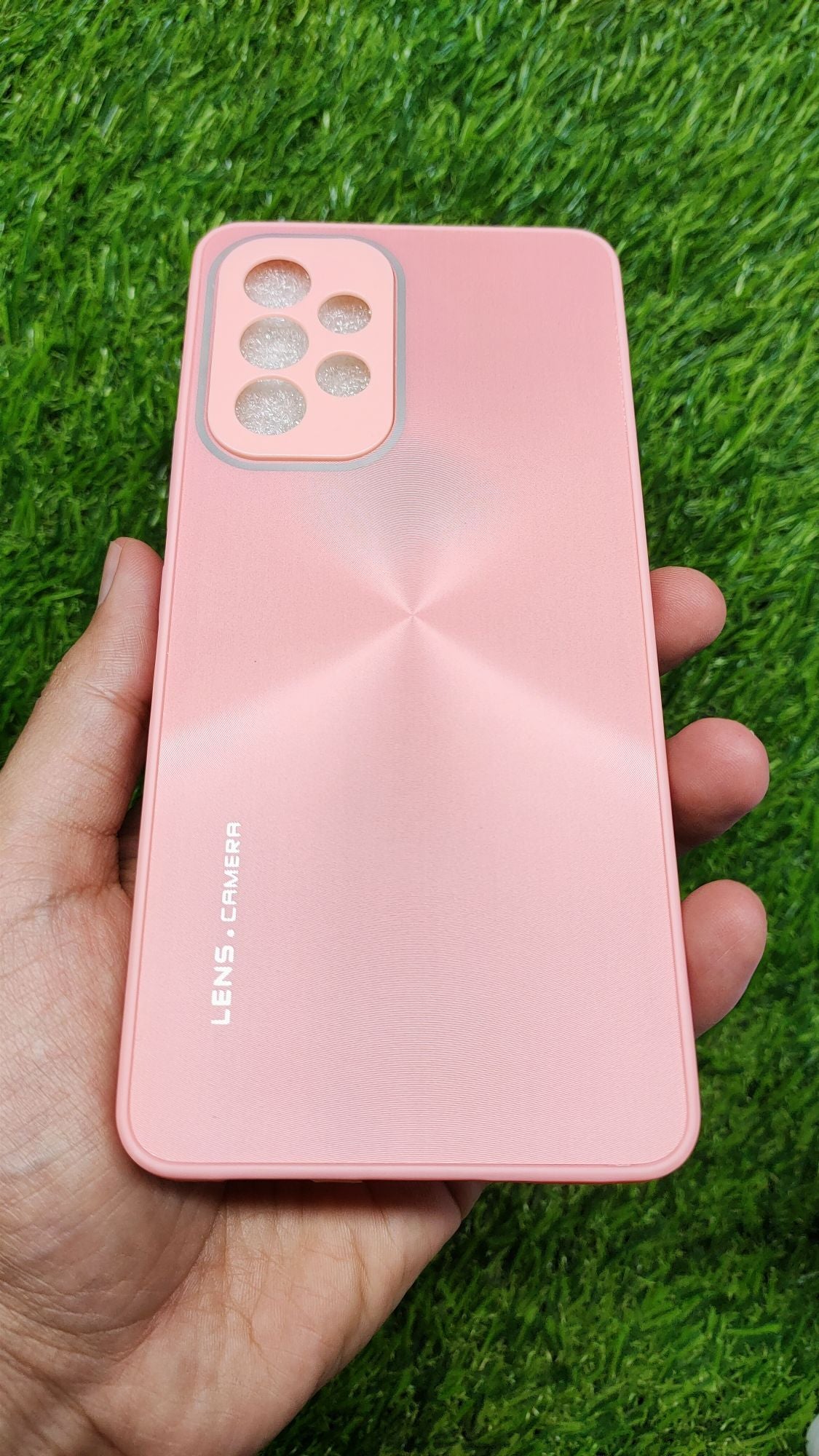 Samsung A53 5G CD Pattern Reflective Soft Edges Back Case Cover