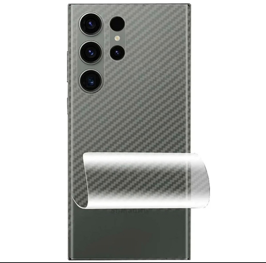 Carbon Fiber Back Sheet with Edges for All Models