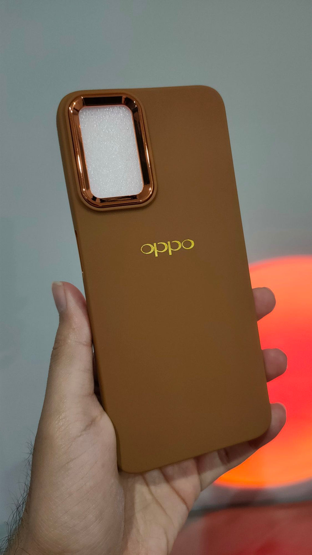 Oppo A76/A96/Real me 9i Premium Quality Camera Protection Ring Soft Silicone Back Cover
