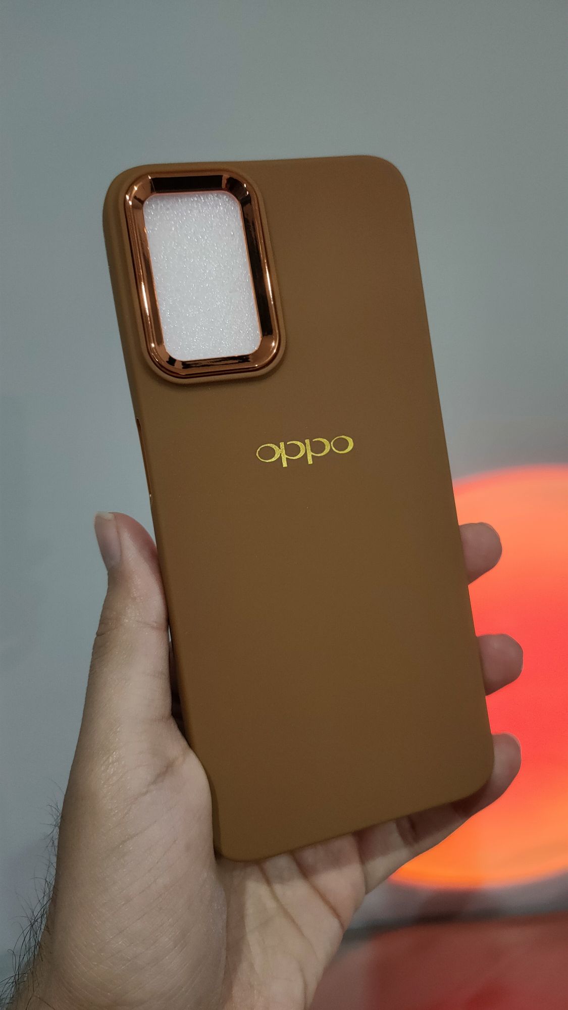 Oppo A76/A96/Real me 9i Premium Quality Camera Protection Ring Soft Silicone Back Cover