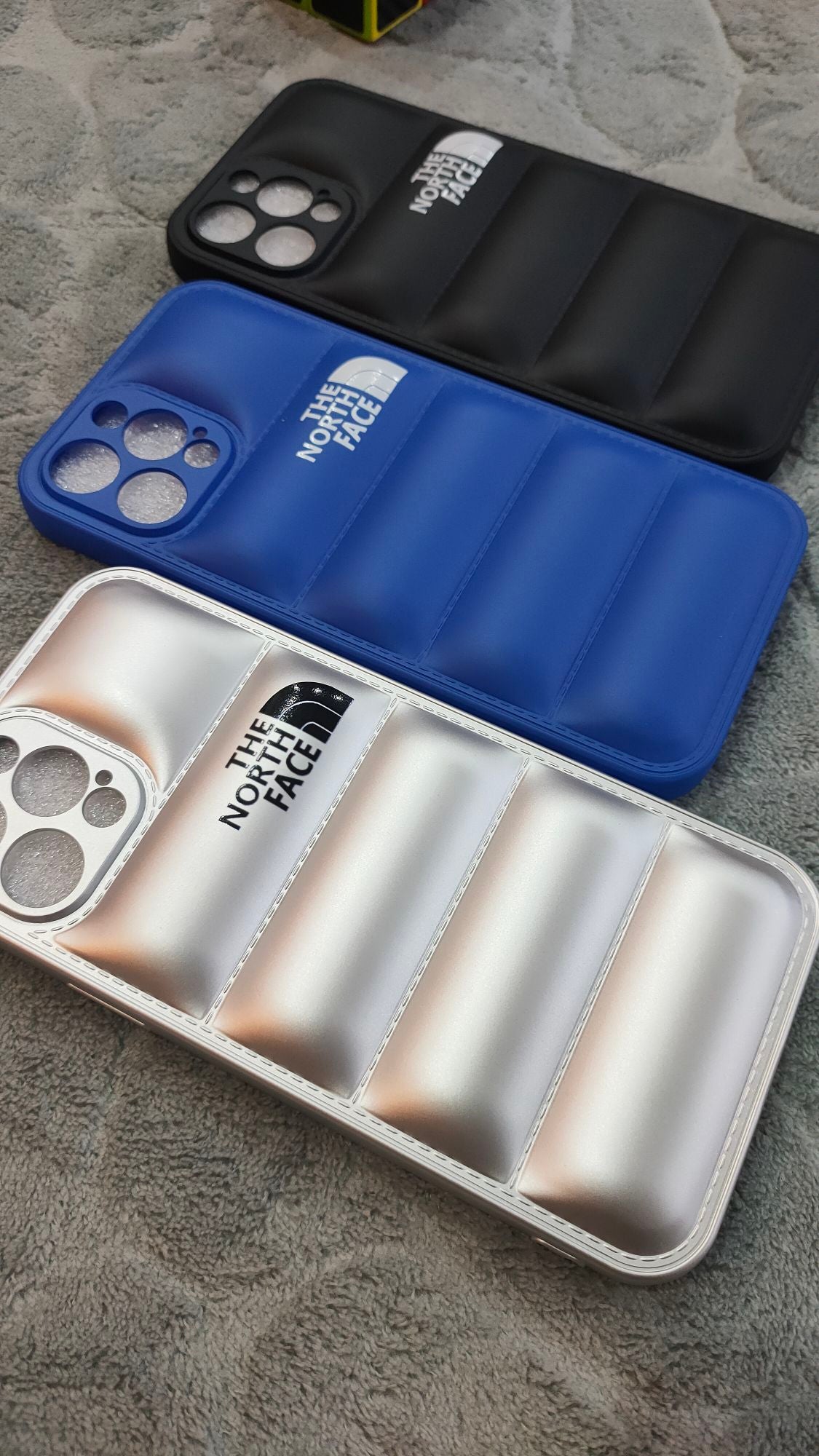 iPhone 12 Pro Max North Face Puffer Soft Silicone Case