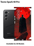 Tecno Spark 40 Pro Super Spiderman/Superman/Batman Full Body Skin Wrap