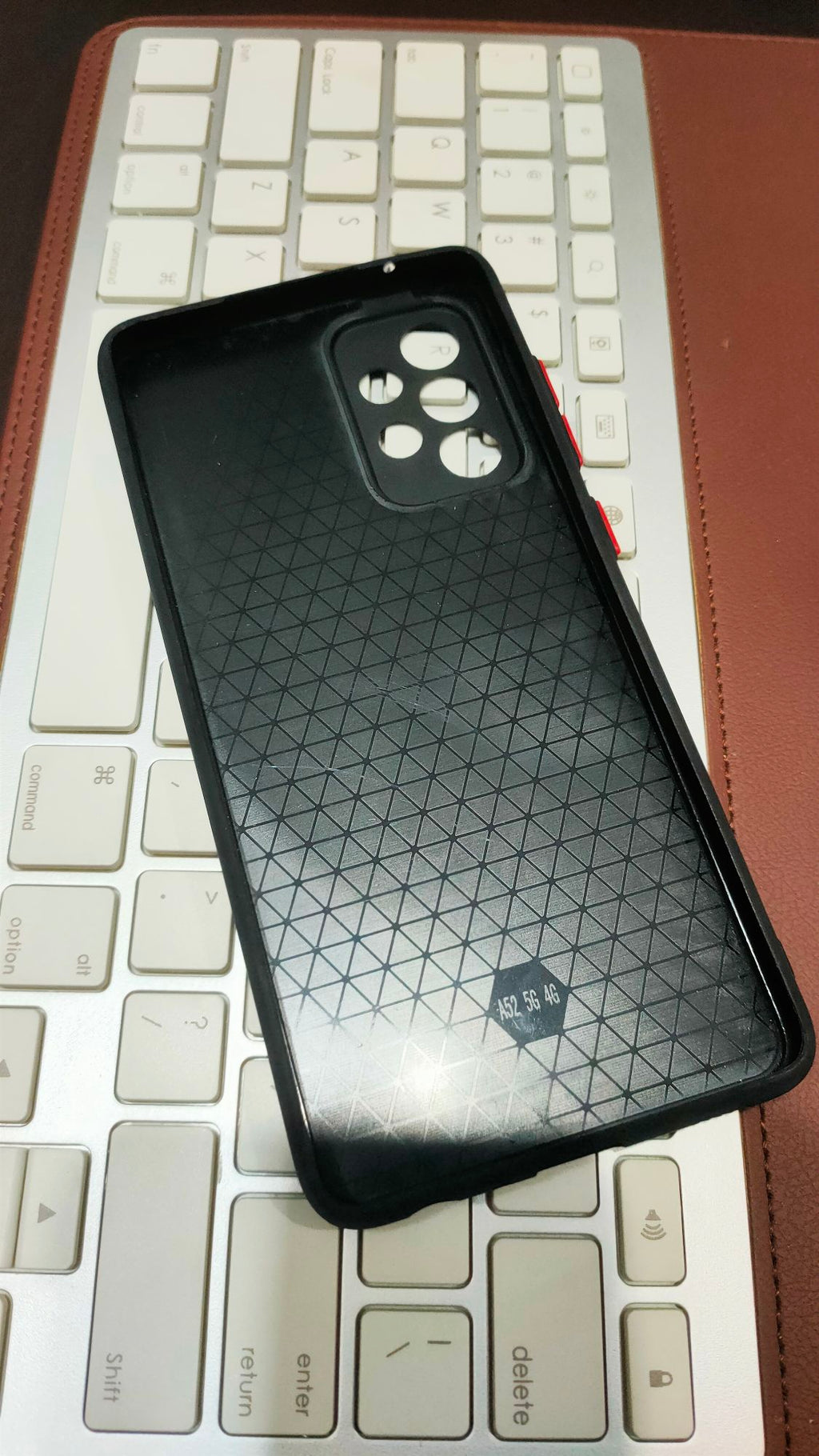 Samsung A52 Premium Quality PU Leather Camera Protection Back Cover