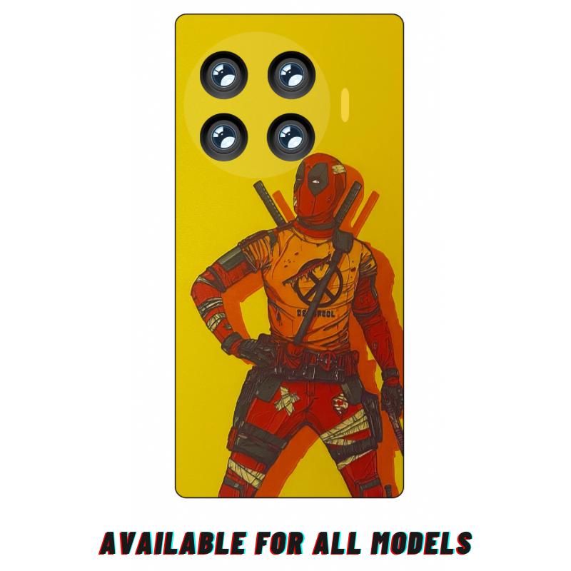 Tecno Spark 20 Pro Plus Deadpool 3D Emboss Full Body Skin Wrap