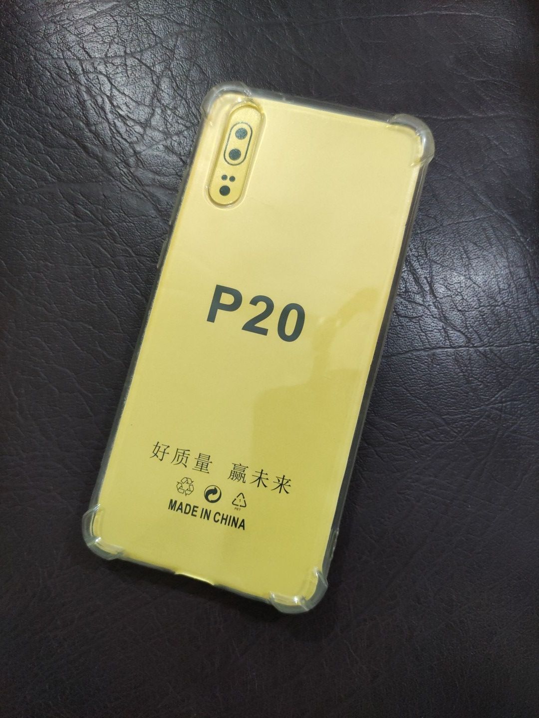 Huawei P20 Soft TPU Clear Transparent Corner Protection Back Cover