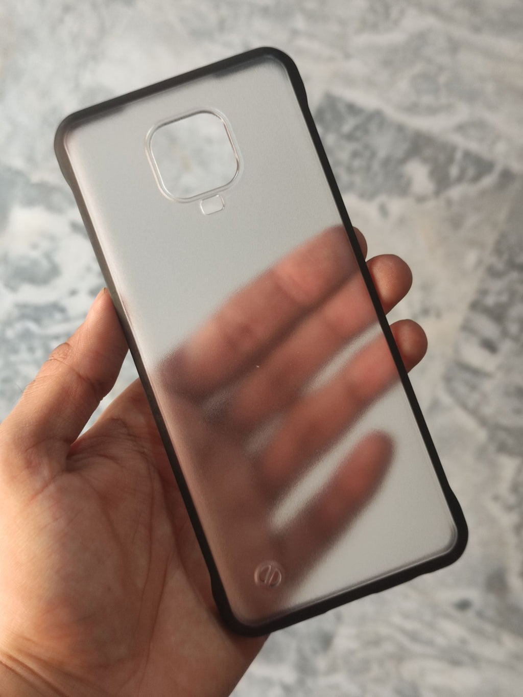 Xiaomi Redmi Note 9 Pro Transparent Matt Frameless Back Cover