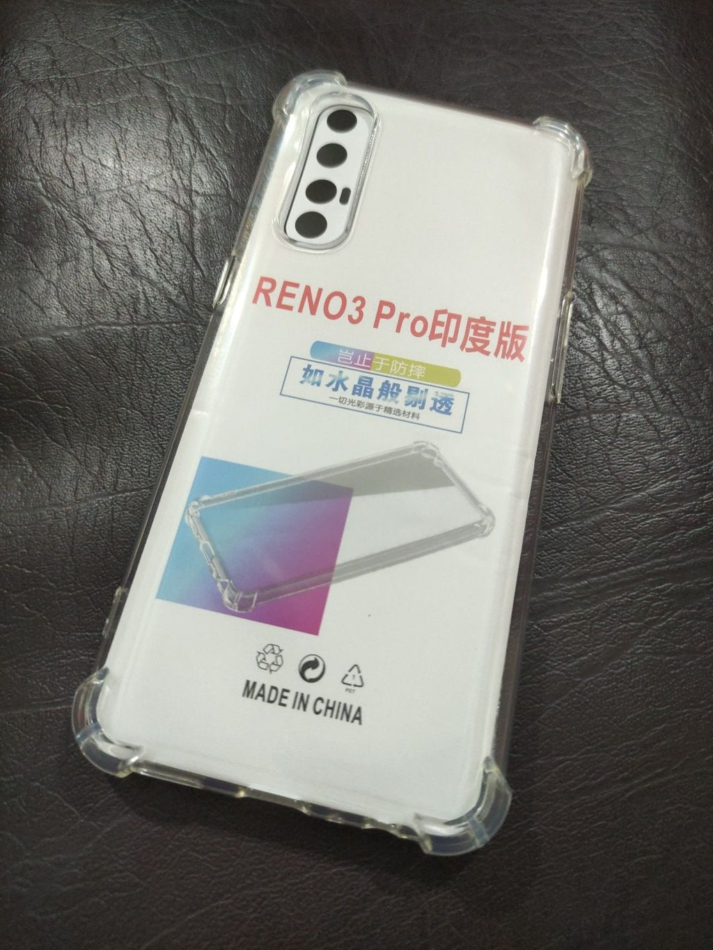 Oppo Reno 3 Pro Soft TPU Clear Transparent Corner Protection Back Cover