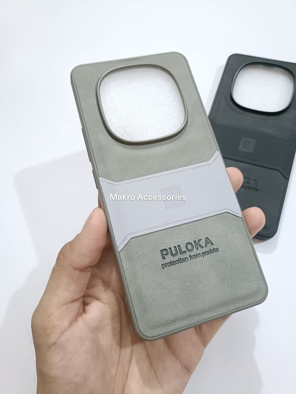 Redmi Note 14 Pro PU Leather Design Puloka Back Cover