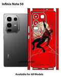 Infinix Note 50 Spiderman Full Body Skin Wrap