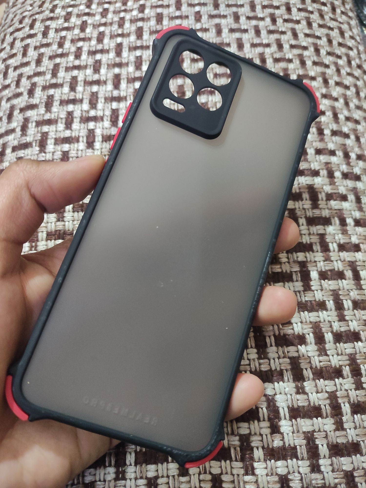 Realme_8 Matt Camera Protection Colour button back cover