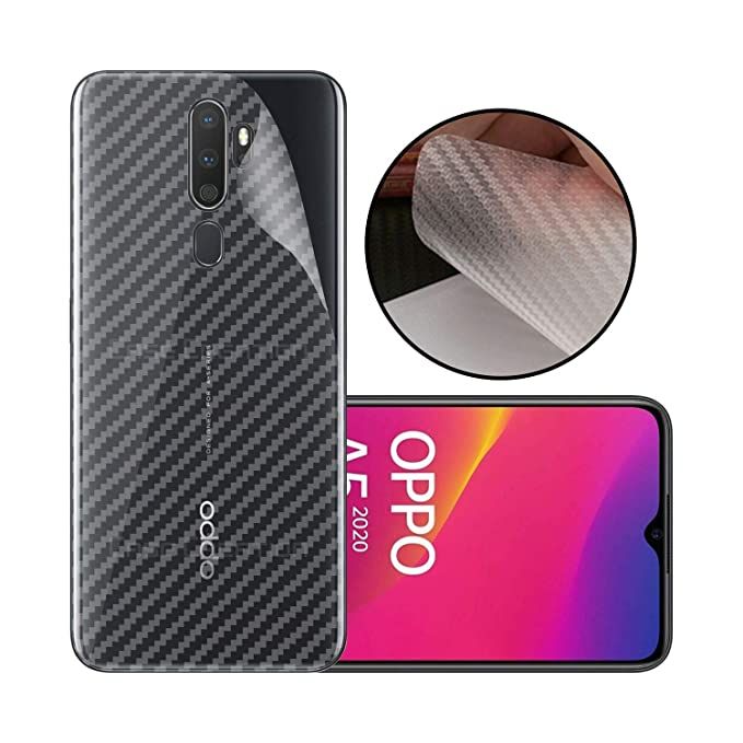 Oppo A9 2020/A5 2020 Carbon Fiber Transparent 3D Pattern Back Sheet