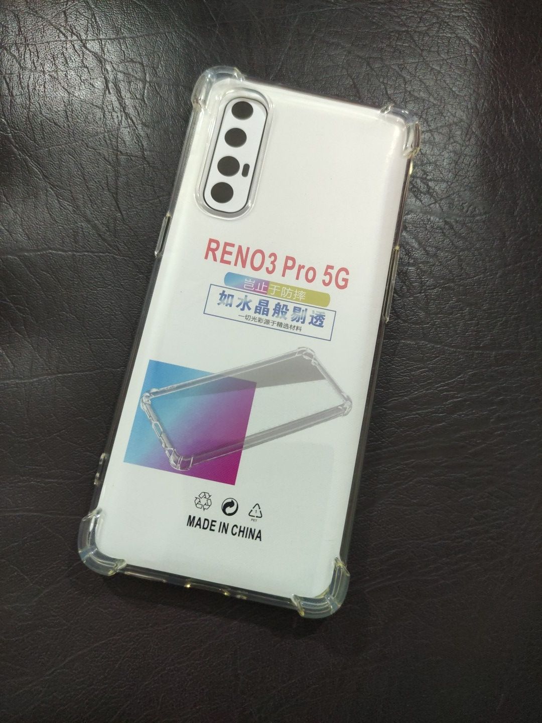 Oppo Reno 3 Pro 5G Soft Silicone TPU Transparent Corner Protection Back Cover