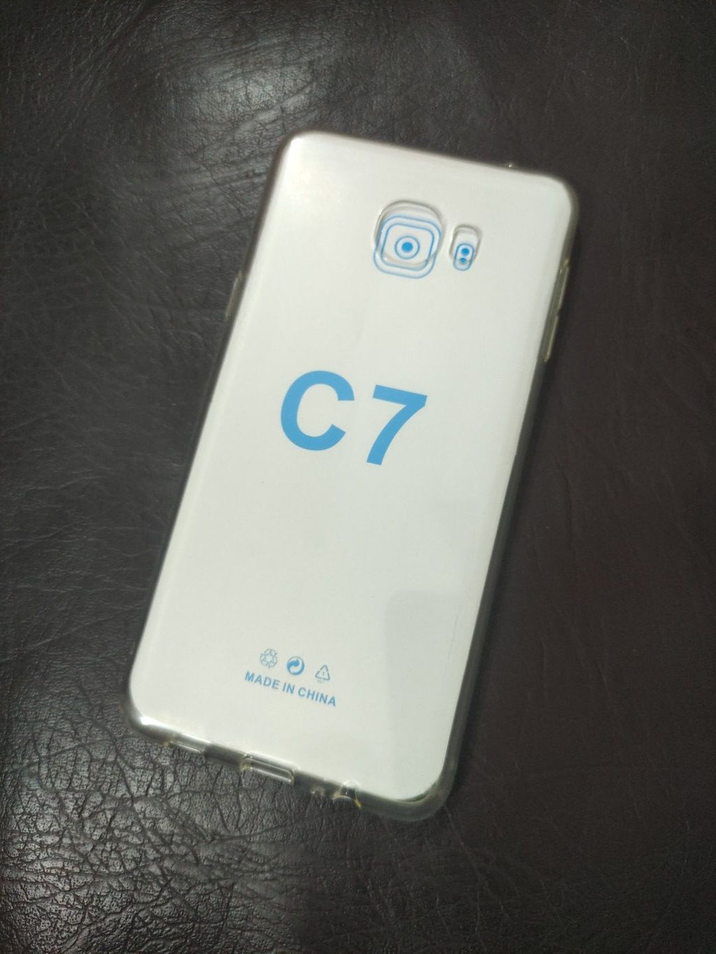 Samsung Galaxy C7 Soft TPU Clear Transparent Back Cover