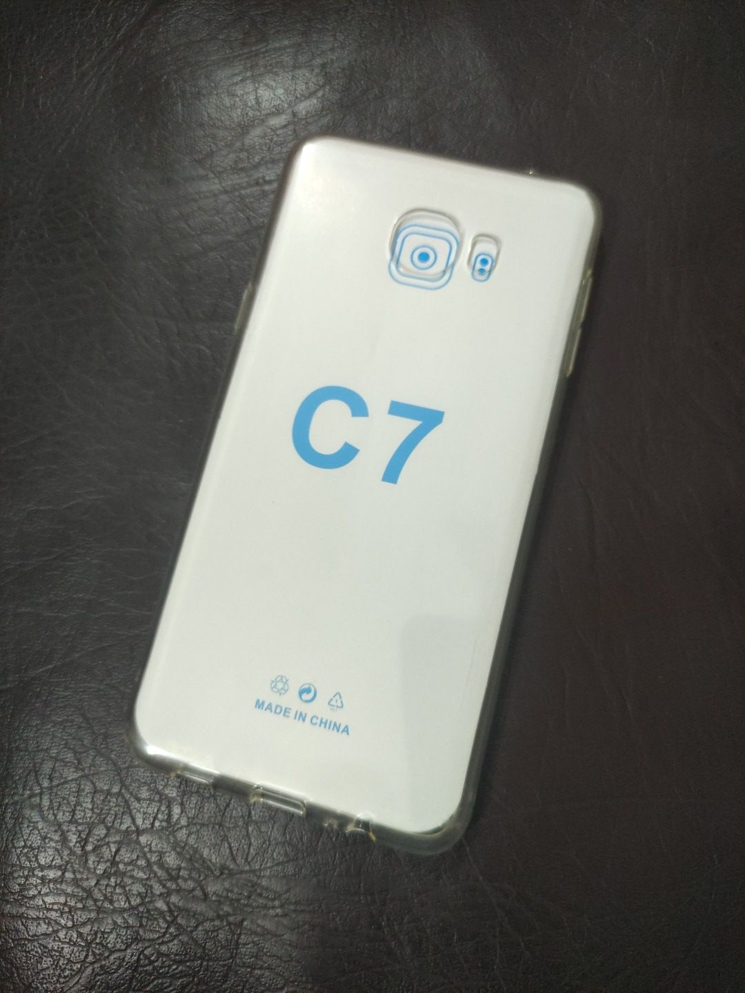 Samsung Galaxy C7 Soft TPU Clear Transparent Back Cover