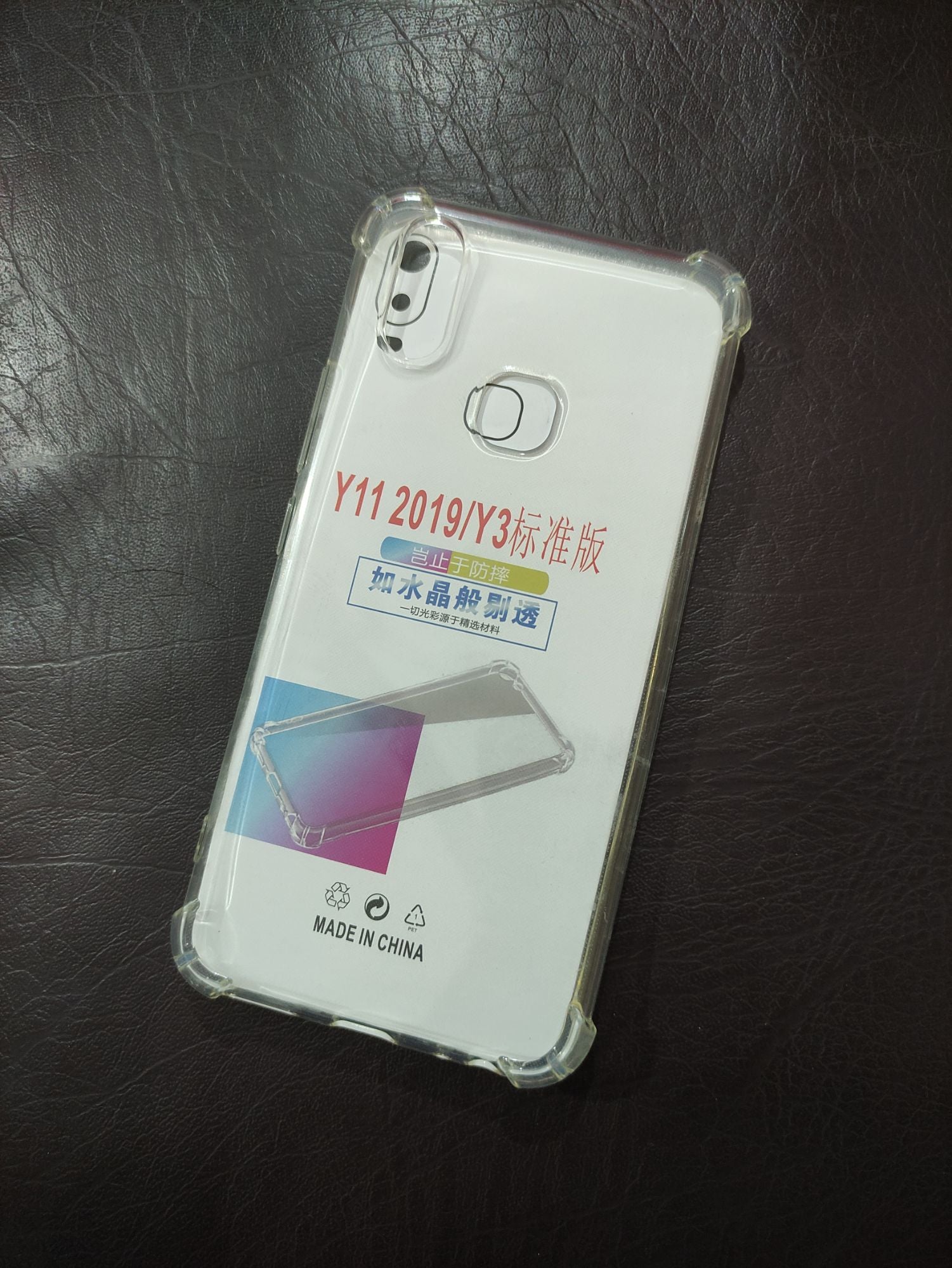 Vivo Y11 2019 Soft TPU Clear Transparent Corner Protection Back Cover