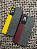 Vivo V21E 4G Soft Silicone Fabrics Stripe Design Back Cover
