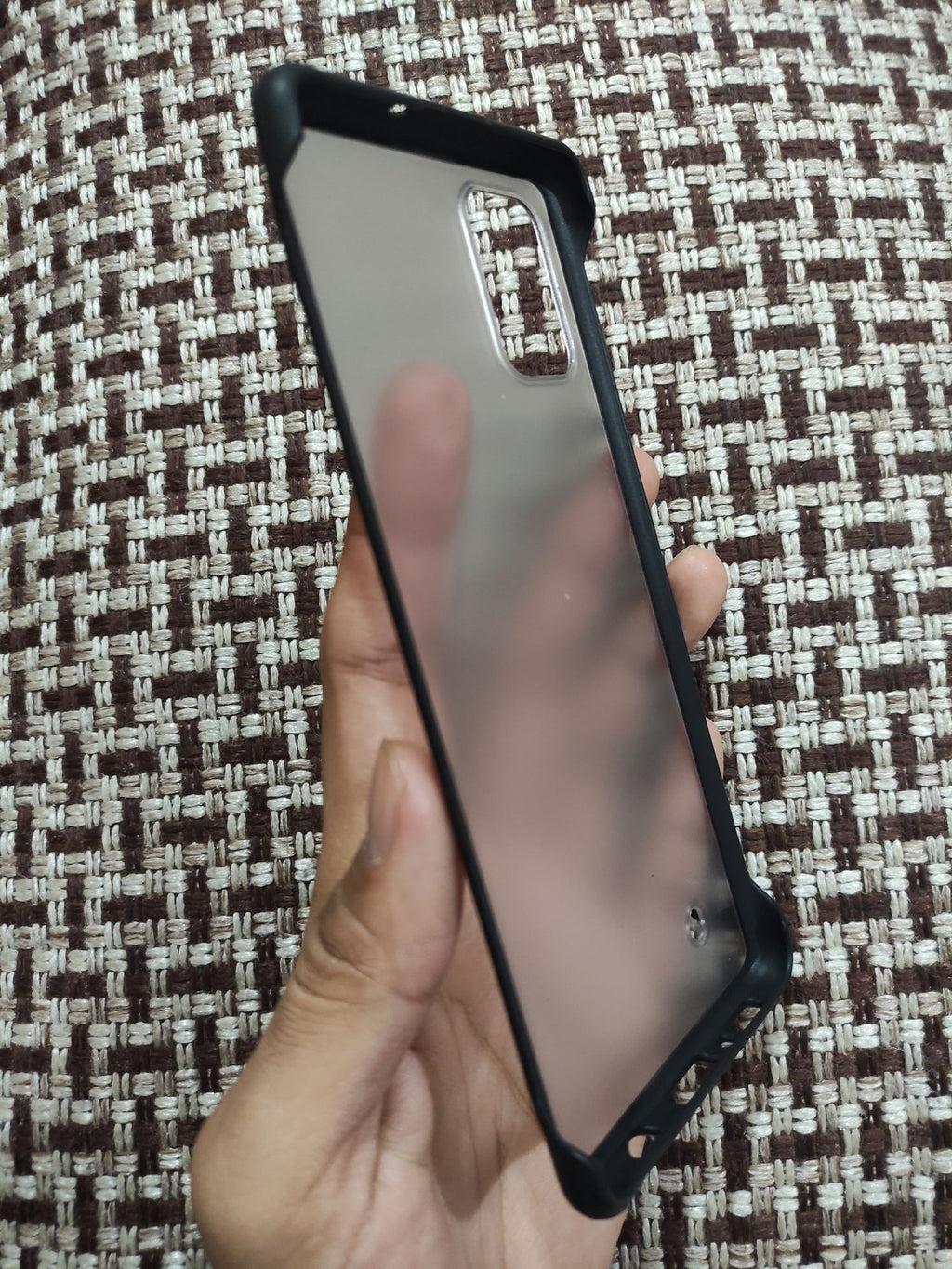 Samsung Galaxy A71 PC Transculent Frameless Back Cover