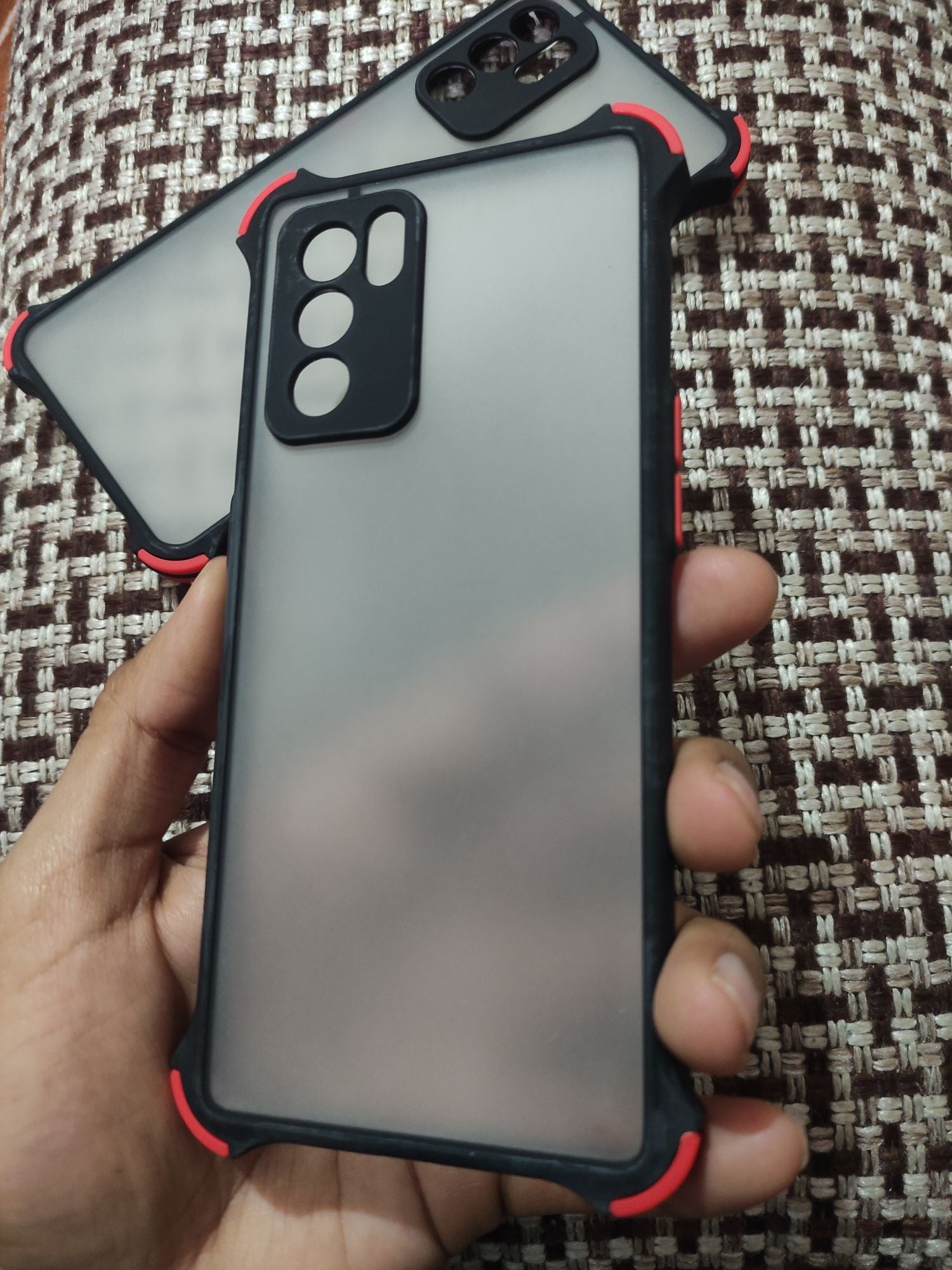 Oppo Reno6,Reno6 Pro 4G Matt Camera Protection Colour button back cover