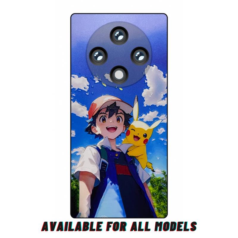 Oppo Reno 12F 3D Emboss Anime Characters Full Body Skin Wrap