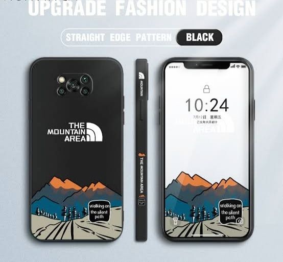 Xiaomi Poco X3/X3 Pro Soft Liquid silicone Printed Back Cover