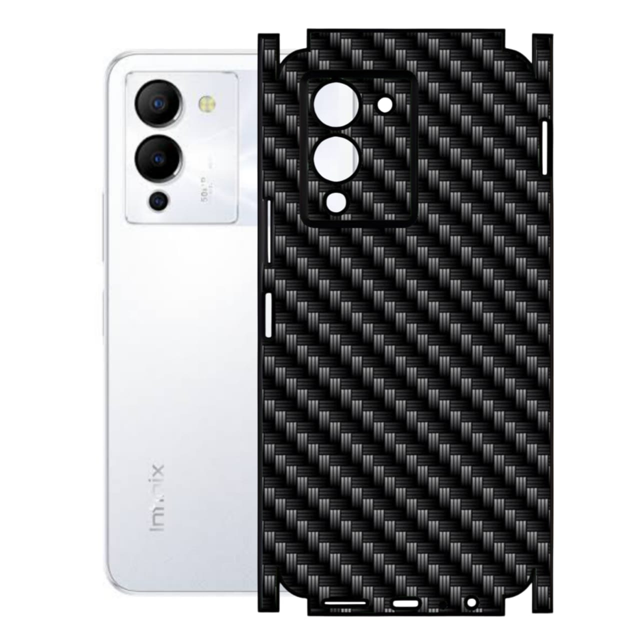 Infinix Note 12 G96 Carbon Fiber Texture Full Body Skin Wrap