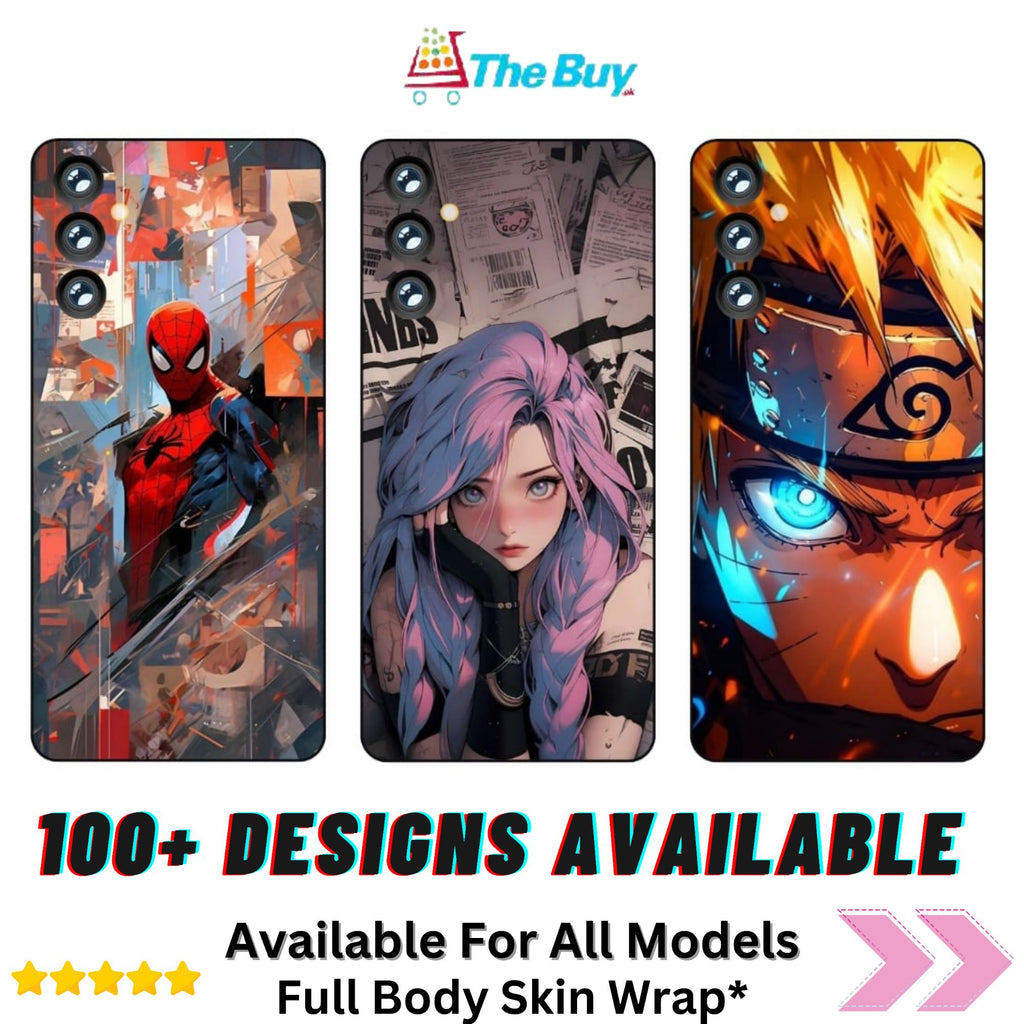 Available for All Mobiles Print Back Full Body Skin Multiple Designs