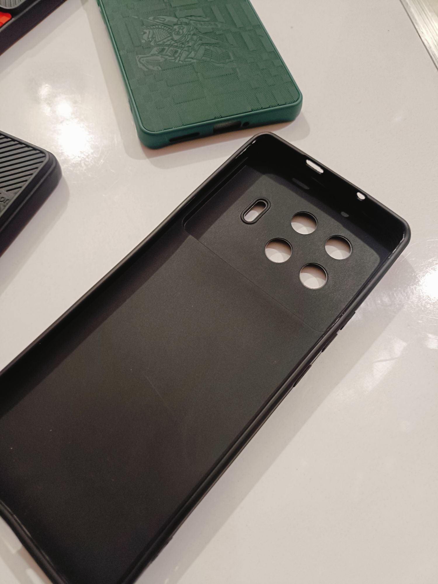 Tecno Spark 20 Pro Plus Soft Silicone Tecture Design Back Cover