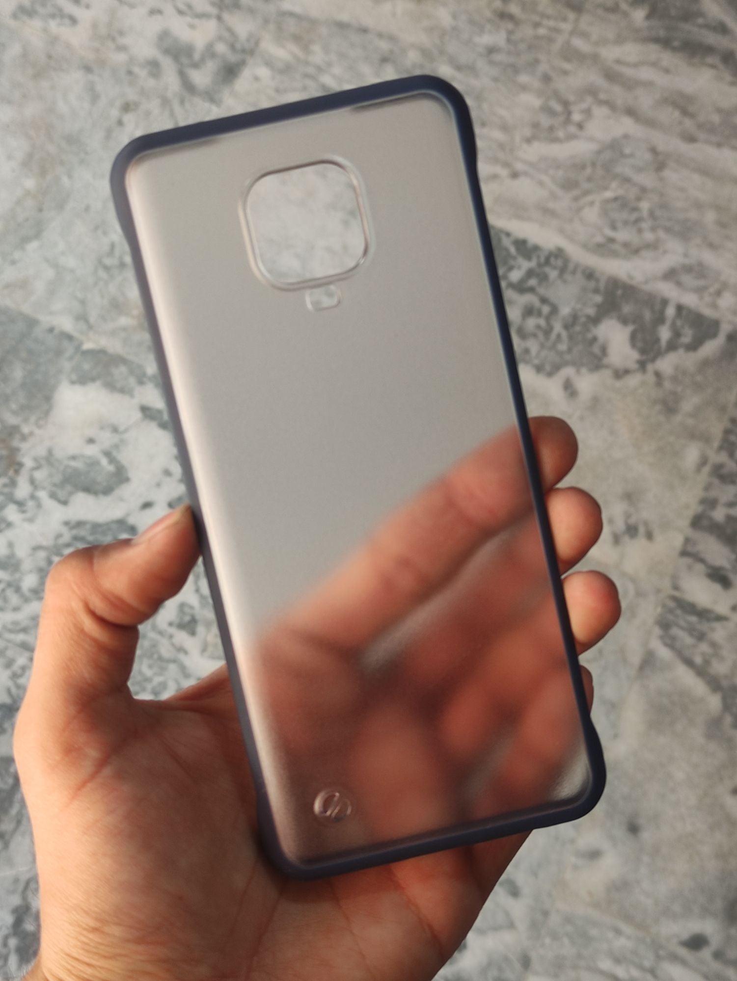 Xiaomi Redmi Note 9 Pro Transparent Matt Frameless Back Cover